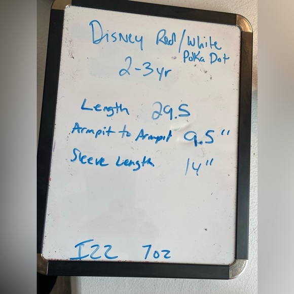 Disney Minnie Mouse Red White Polka Dot Girls Toddler Size 2-3 Years. - Picture 10 of 10